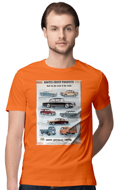Men`s t-shirt with prints Car. Rootes, rootes (australia) limited, rootes group, rootes group products. 2070702
