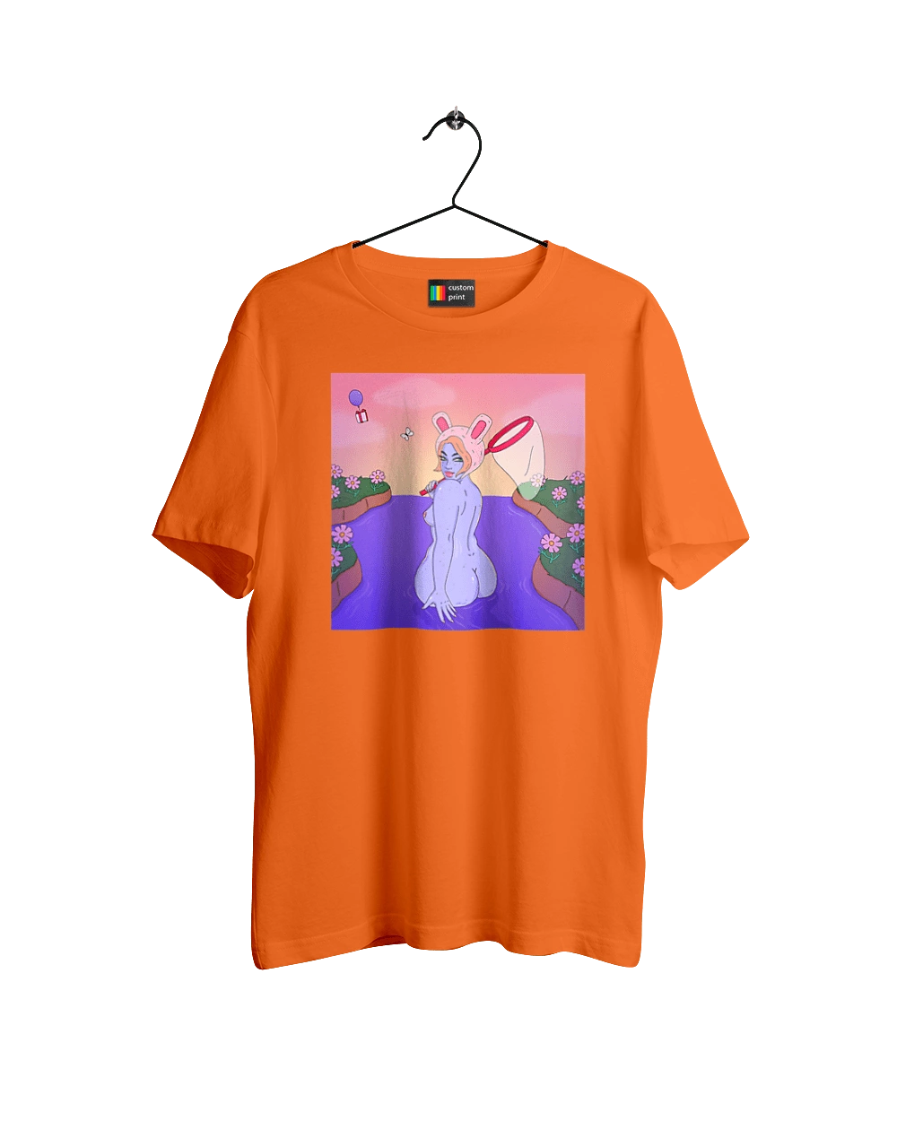 Purple Girl On The Hunt