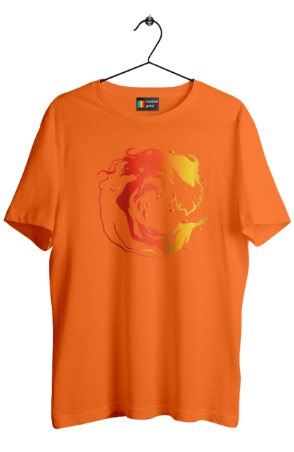 Men`s t-shirt with prints Girl wave. Girl, sea, wave. 2070702