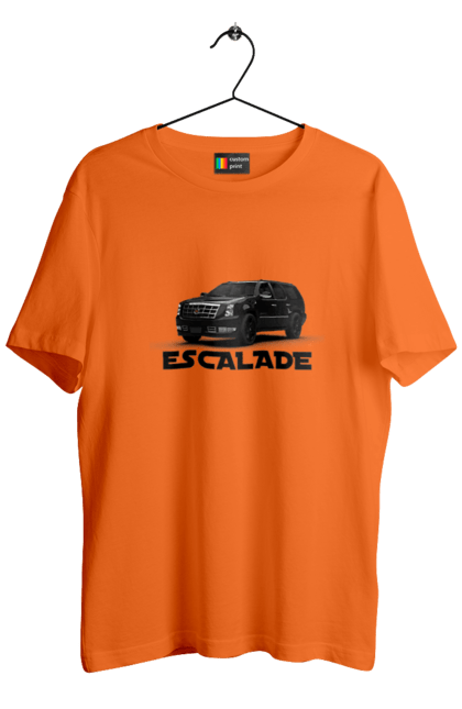 Футболка чоловіча з принтом "Каділак". Автомобіль, бізнес клас, джип, ескалада, каділак, машина, позашляховик. 2070702