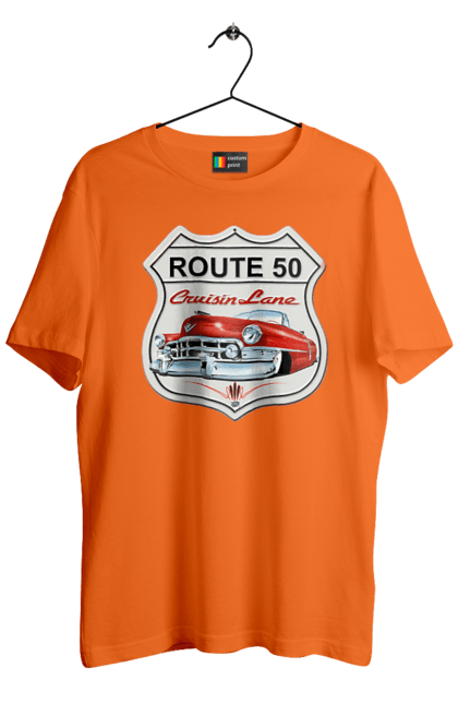Футболка чоловіча з принтом "Route 50". Байк, байкер, байкер клуб, брат, брати, брутал, гарячий асфальт, гарячий кінь, гарячий стрижень, дорога 50, дорога 66, дорога 80, дороги америки, дороги україни, жага швидкості, клуб байкерів, мотоцикл, мотоцикліст, справжній чоловік, чувак, швидкість. 2070702