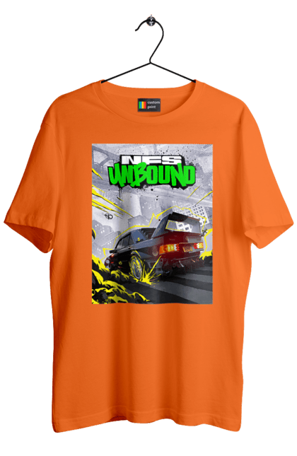Футболка чоловіча з принтом "Need for Speed Unbound". Heat, need, need for speed, nfs, speed, unbound, нид, нфс, спид, фор. PrintMarket - інтернет-магазин одягу та аксесуарів з принтами плюс конструктор принтів - створи свій унікальний дизайн