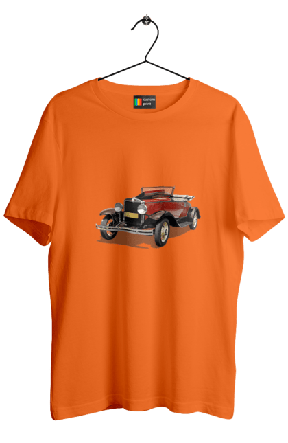 Men`s t-shirt with prints Auto.4. Auto, photo, professional photo, retro car. 2070702