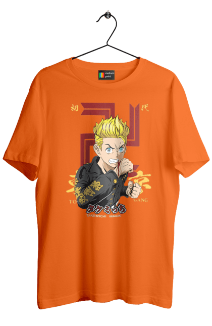 Men's t-shirt with prints Tokyo Avengers Takemichi. Action movie, anime, fantasy, game, manga, takemichi, thriller, tokyo avengers, tokyo revengers, tv series. 2070702