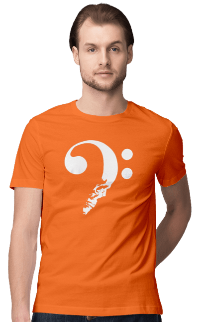 Футболка чоловіча з принтом "Череп (у чому сенс життя)". Життя, знак питання, лікар, лікарня, після смерті, сенс життя, смерть, череп, що далі. 2070702