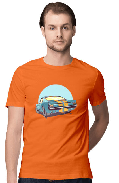 Футболка чоловіча з принтом "Авто". Авто, герой, гроші, монстр, музика, новий, персонаж, робот, супер герой. 2070702