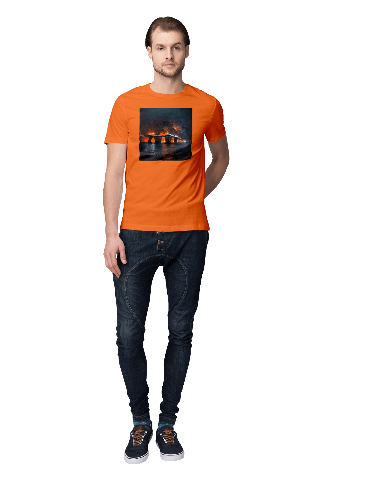 The Crimean bridge is on fire