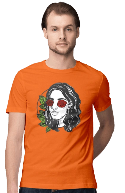 Girl With Roses In The Eyes