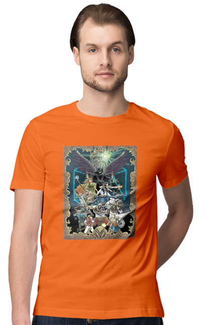 Футболка чоловіча з принтом "Легенда вокс машина". Вокс, вокс машина, машина, мультсериал, приключения, сериал, фентезі. 2070702