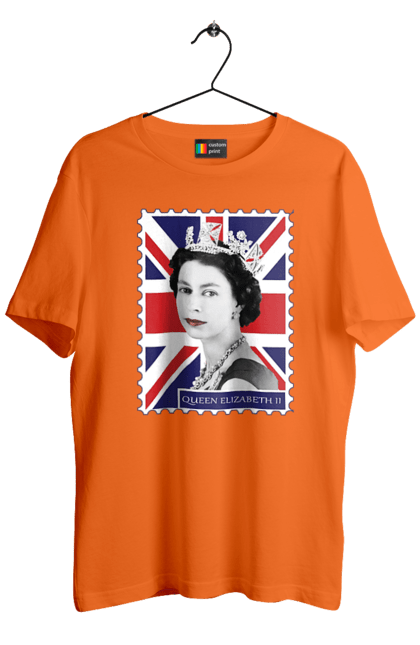 Футболка чоловіча з принтом "Королева Єлизавета II". Britain, british, england, platinum jubilee, queen, queen elizabeth, queen elizabeth ii, rip queen elizabeth, королева єлизавета. 2070702