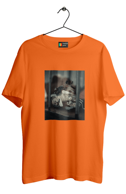 Футболка чоловіча з принтом "Мото". Байк, дорога, мото, сила, швидкість. 2070702