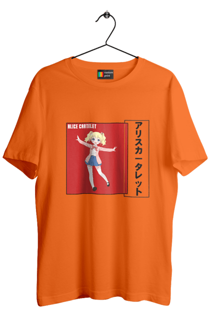 Men's t-shirt with prints Kiniro Mosaic Alice Cartelet. Alice, alice cartelet, anime, gold mosaic, kiniro mosaic, kinmoza, manga. 2070702