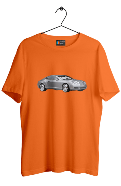 Футболка чоловіча з принтом "Авто". Авто, автомобиль, дорогий автомобіль, сірий автомобіль, стильний автомобіль. 2070702