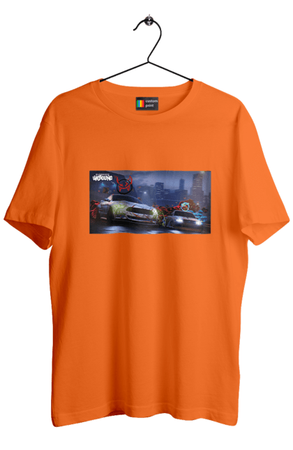 Men`s t-shirt with prints Need for Speed Unbound. Heat, need, need for speed, nfs, speed, unbound. 2070702