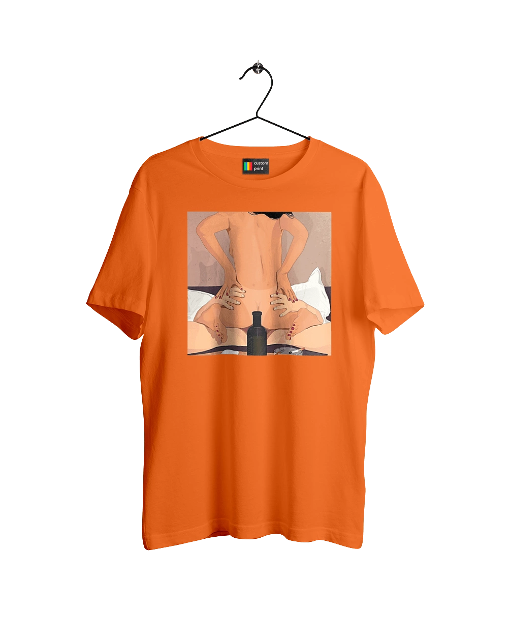 Гола Дівчина, Пляшка І Сигарети