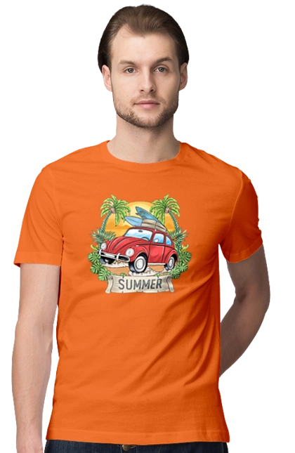 Summer, Car And Palm Trees