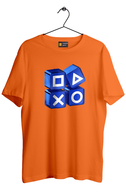 Футболка чоловіча з принтом "Геймпад". Playstation, sony, геймпад, гра, джостик. 2070702