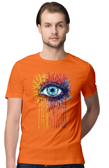 Colorful Flowing Eye