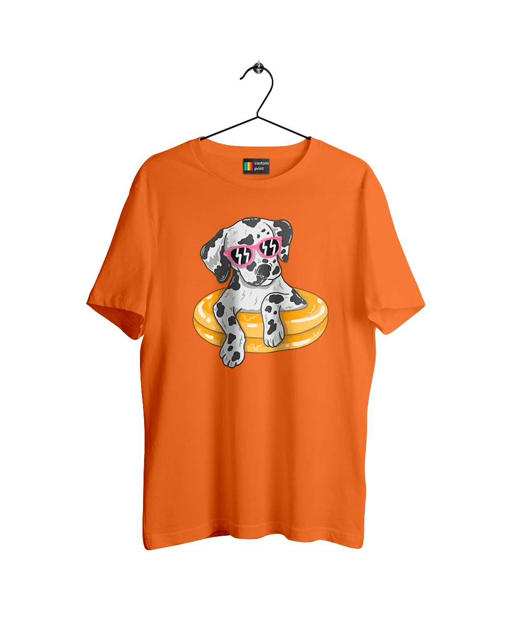 Dalmatian Swims In A Circle