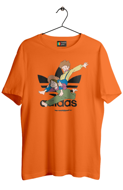 Men's t-shirt with prints Adidas Tom Sawyer. Adidas, adventure, book, cartoon, story, tom sawyer. 2070702