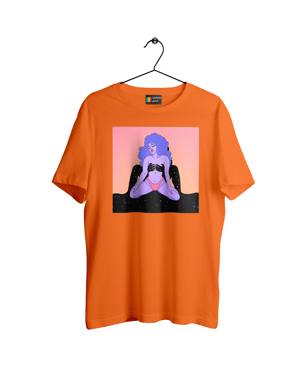 Фіолетова Дівчина В Трусиках