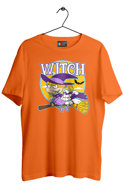 Men's t-shirt with prints Rugrats Angelica Pickles. Angelica pickles, animated series, nickelodeon, rugrats. 2070702