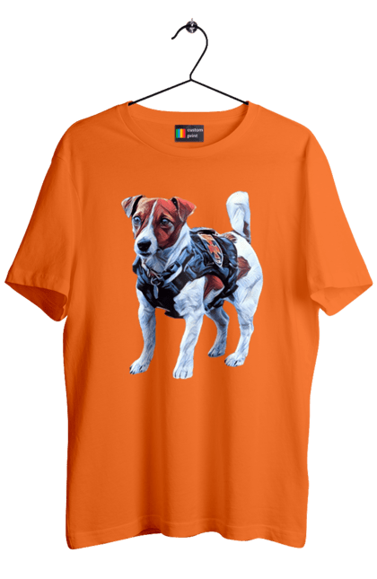 Футболка чоловіча з принтом "Пес Патрон". Зсу, патрон, пес, пес патрон, україна. 2070702