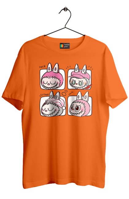 Men`s t-shirt with prints Labubu. Labubu, toys, weird cute. 2070702