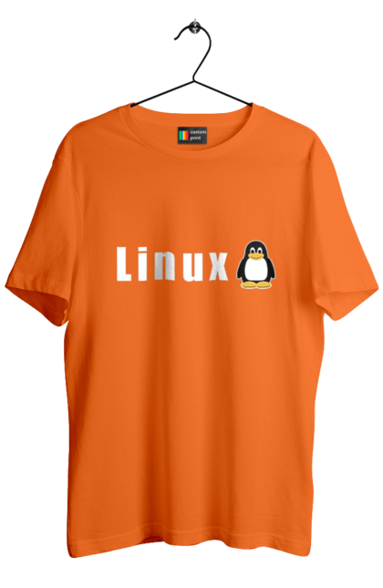 Футболка чоловіча з принтом "Linux". Linux, адміністратор, айті, айтішник, безкоштовна, безкоштовно, білий, вільна, доступність, комерційна, незалежність, операційна система, ос, пінгвін, програміст, програмне забезпечення, свобода, сервер, сисадмін, система, системний адміністратор, софт, текст. 2070702