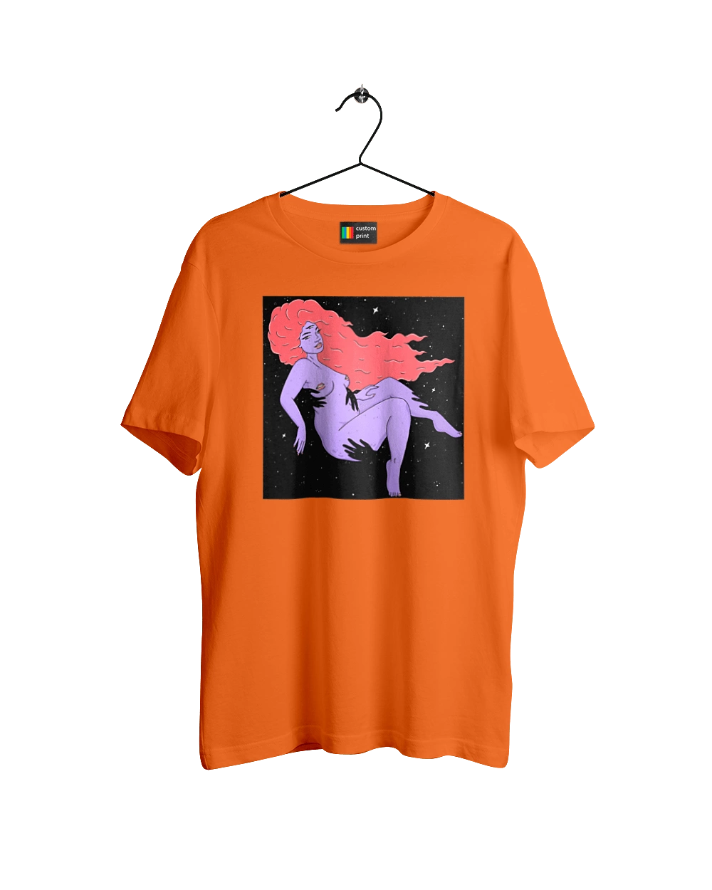 Purple Girl In Black Dire