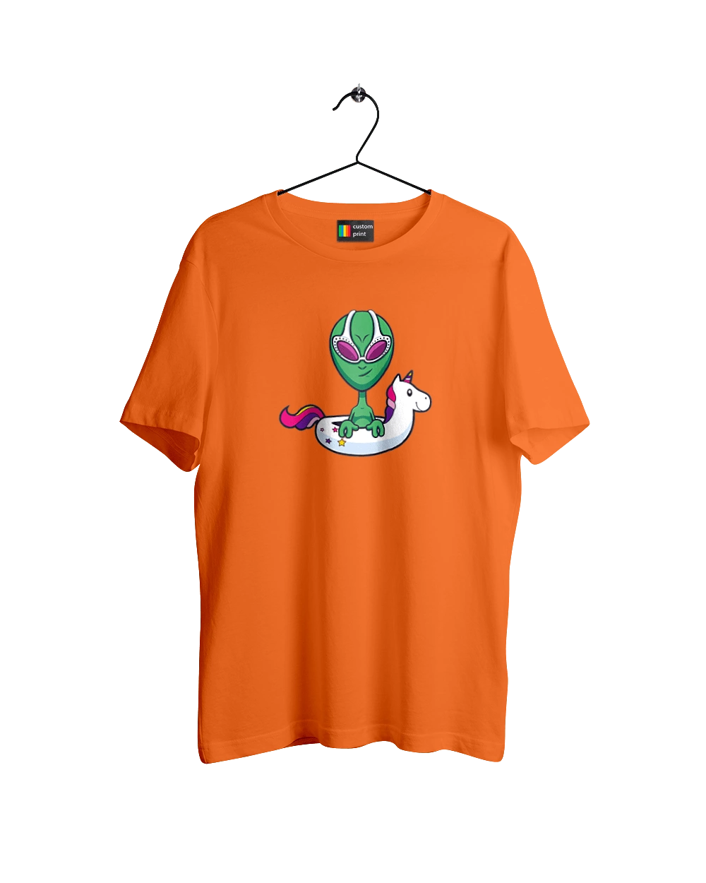 Alien Floats In A Circle