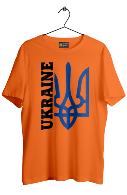 Футболка чоловіча з принтом "Герб України". Герб, україна. 2070702