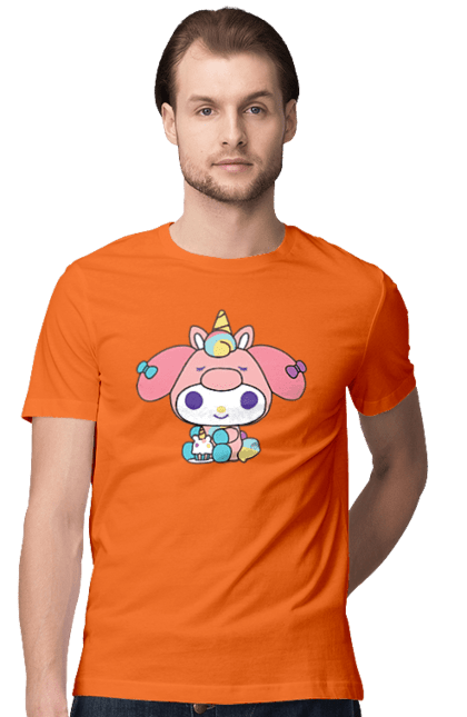 Men's t-shirt with prints My Melody. Hello kitty, my melody, sanrio. 2070702