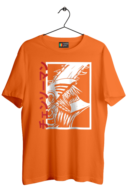 Men's t-shirt with prints Chainsaw Man. Anime, chainsaw man, demon, denji, manga, pochita, shonen. 2070702