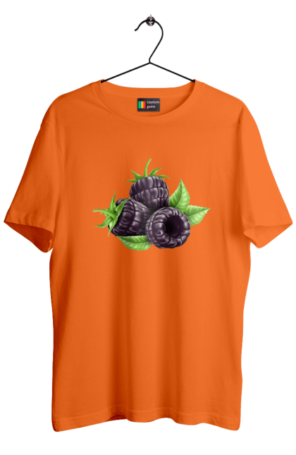 Футболка чоловіча з принтом "Ожина". Ожина, ягода. 2070702