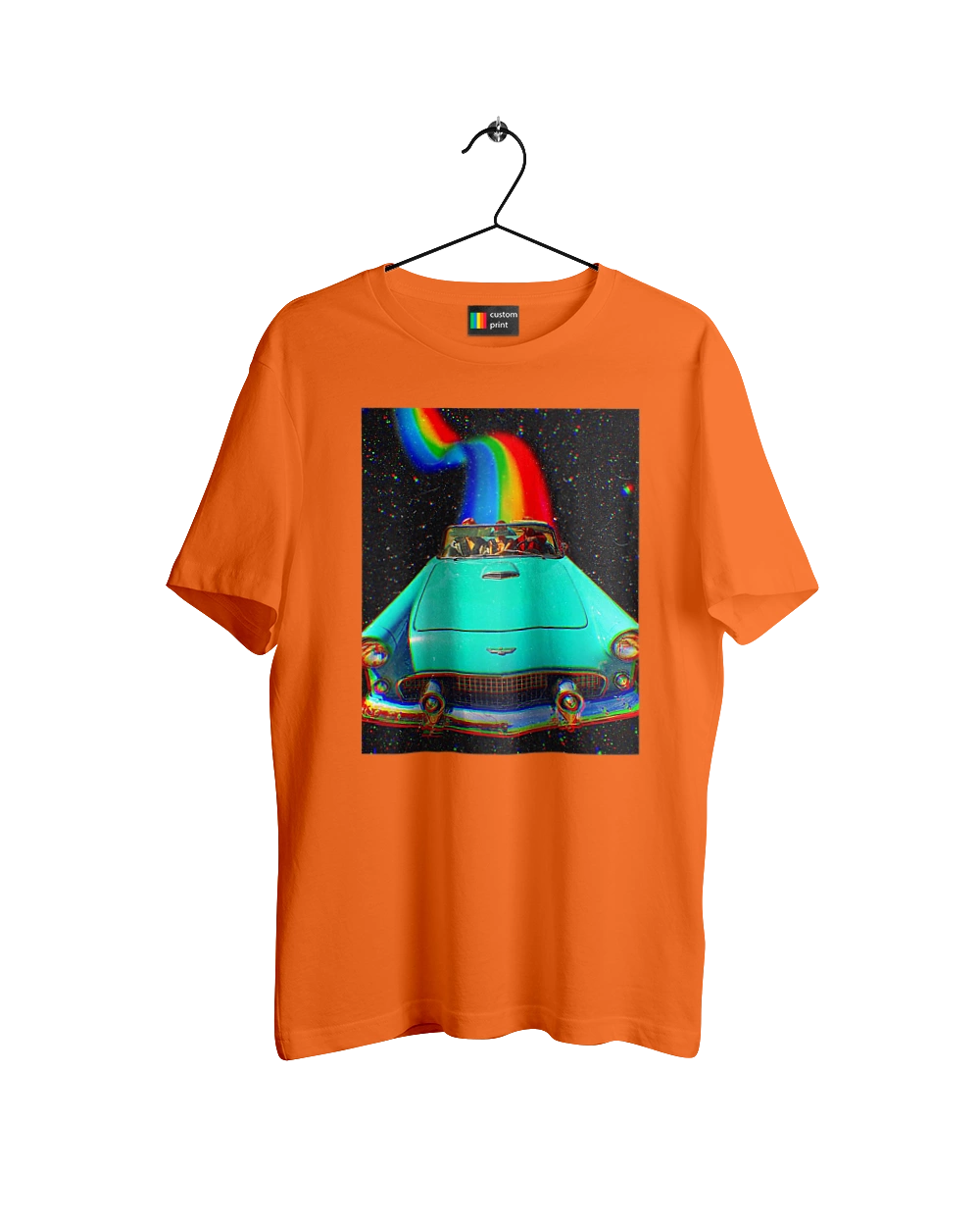 Картина, машина в космосе