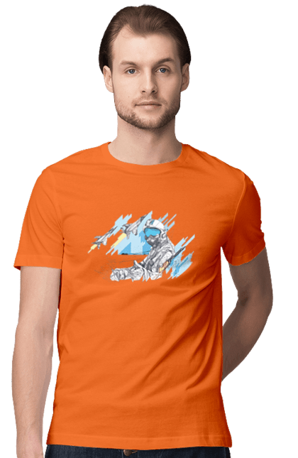 Футболка чоловіча з принтом "Слава збройним силам України". День захисника, день захистиць, марка, подяка, слава зсу, укрпошта. 2070702