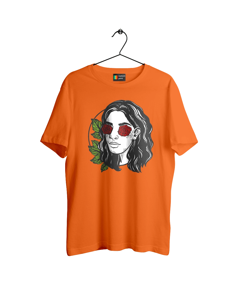 Girl With Roses In The Eyes