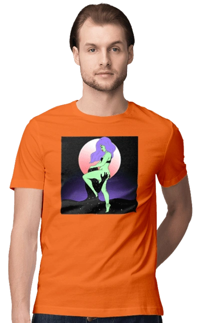 Green Girl And The Moon