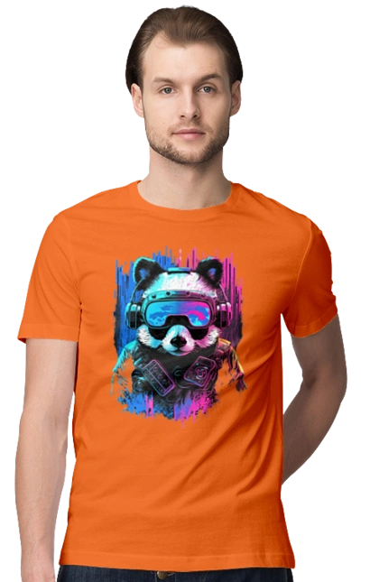 Панда в VR шлеме