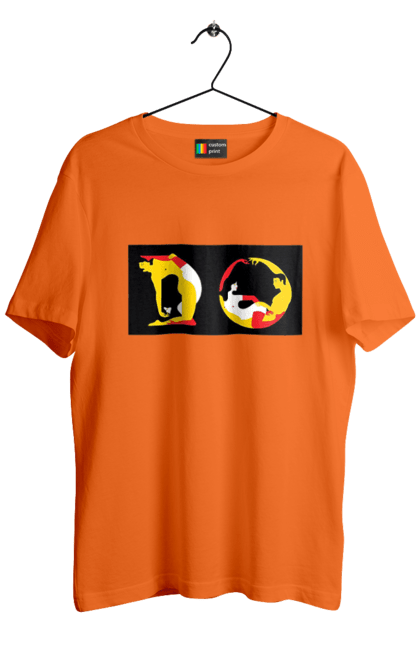 Футболка чоловіча з принтом "Розтяжка По Дорослому". Пози, розтяжка. 2070702