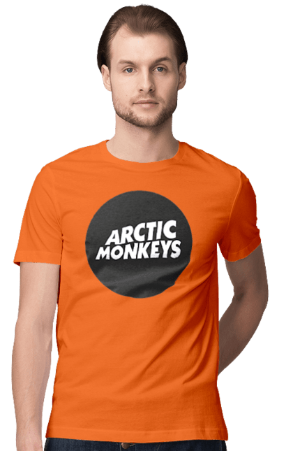 Футболка чоловіча з принтом "Arctic Monkeys". Arctic monkeys, арктичні мавпи, гаражний рок, група, інді рок, музика, постпанк ривайвл, психоделічний рок, рок. 2070702