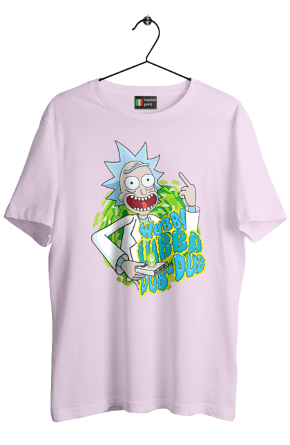 Футболка чоловіча з принтом "Рік та Морті". Rick and morty, мультфільм, наукова фантастика, пригоди, рік, рік і морті, трагікомедія, чорний гумор. 2070702