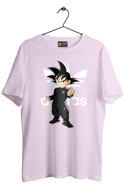 Футболка мужская с принтом Adidas Сон Гоку. Adidas, anime, dragon ball, manga, son goku, адидас, аниме, гоку, жемчуг дракона, сон гоку. 2070702