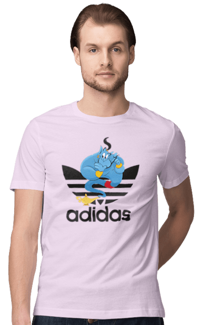 Men's t-shirt with prints Adidas Genie. Adidas, adidas, aladdin, cartoon, character, genie, ginny. 2070702