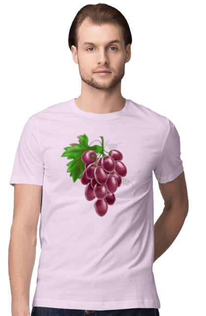Men`s t-shirt with prints Grapes. Grapes. 2070702