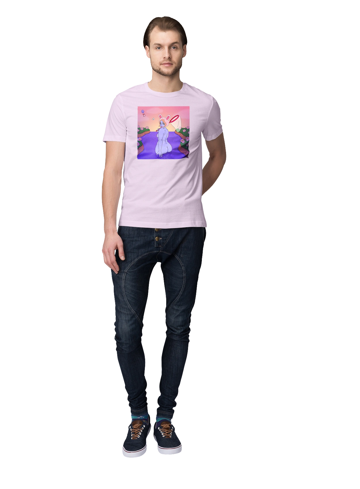 Фіолетова Дівчина На Полюванні