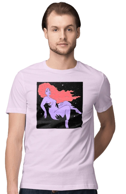 Purple Girl In Black Dire