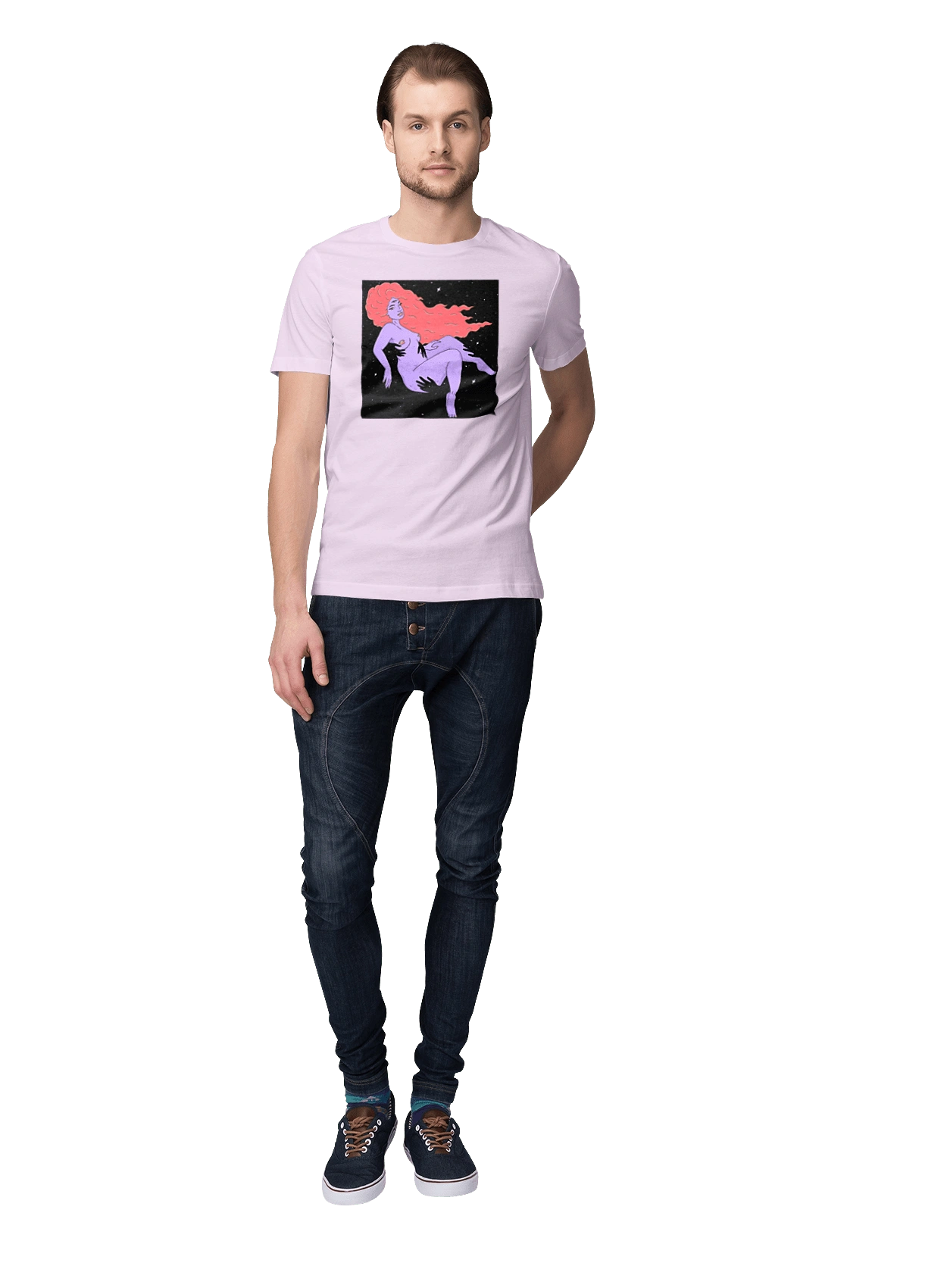 Purple Girl In Black Dire