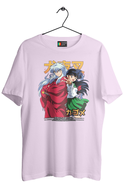 Футболка чоловіча з принтом "Inuyasha". Anime, inuyasha, manga, rumiko takahashi, аніме, демон охоронець, манга, руміко такахасі. 2070702